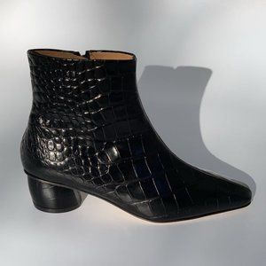 LoQ Matea Boot in Negro Croc size 37 (us 6.5)